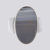 White Agate Ring - Size 9 - RING 67