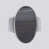 White Agate Ring - Size 9