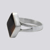Banded Black Onyx Ring - Size 7