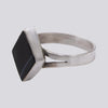 Banded Black Onyx Ring - Size 9