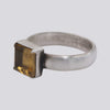 Faceted Citrine Ring - Size 8