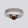 Carnelian Ring With Granulation - Size 6