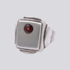 Garnet Deco Ring - Size 8