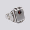 Garnet Deco Ring - Size 8
