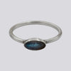 Small Marquise Labradorite Ring - Size 7