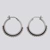 Scalloped Hoop Earrings