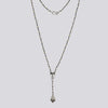 Pearl Rosary with Filigree Drop
