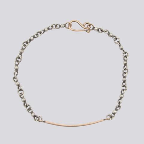 Ball Chain with 10K Gold ID Tag
