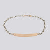 Ball Chain with 10K Gold ID Tag