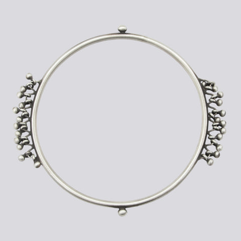 Bangle With Ball Dangles
