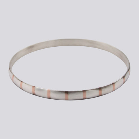 Bangle with Copper Inlay