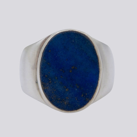 Oval Lapis Ring - Size 7