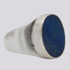 Oval Lapis Ring - Size 7