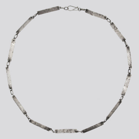 Hammered Sterling Silver Chain