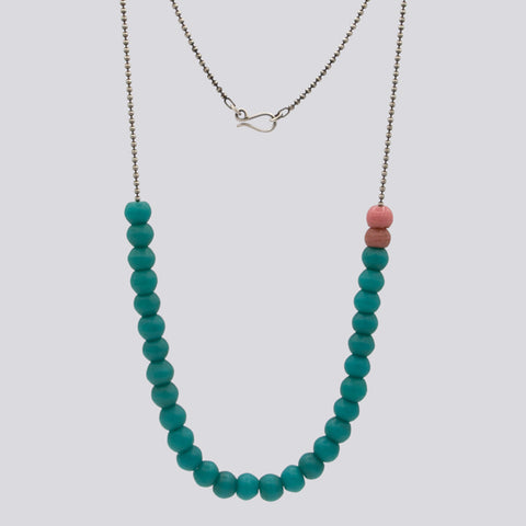 Antique African Bead Necklace - 167
