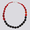 Knotted Antique African Bead Necklace