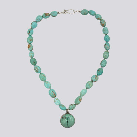Knotted Turquoise Necklace - KNTTQ-5