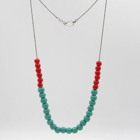 Antique African Bead Necklace - 172