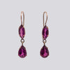 Rhodolite Garnet Drop and Dangle Earrings