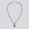 Knotted Labradorite And Eye Agate Necklace