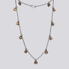 Chain Necklace With 10K Gold Leafs  - P10KG ARCHIVE 19