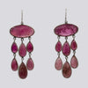 Pink Tourmaline Dangle Earrings - EARRINGS 41