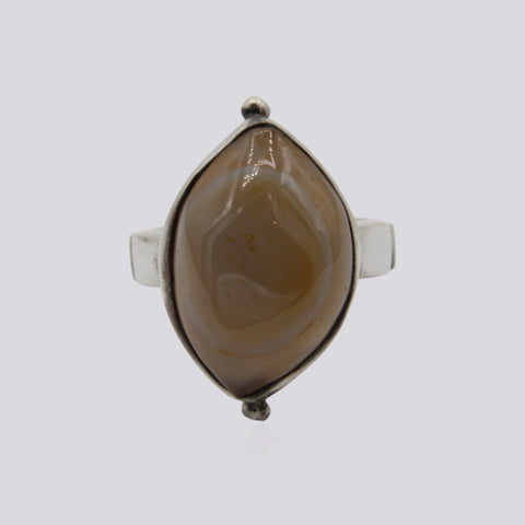Eye Agate Ring - Size 6 - RING 107