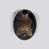 Faceted Smokey Quartz Ring - Size 6.5 - RING 108
