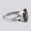 Faceted Smokey Quartz Ring - Size 8 - RING 114