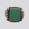 Chrysoprase Deco Ring - Size 7 - RING 126