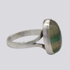 Sterling Silver Ring with Fluorite - Size 7 1/2 - RING 128