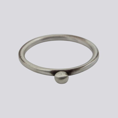 Sterling Silver Ball Ring - RING 132