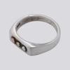 Sterling Silver Ring with Copper and Brass - Size 5 1/2 - RING 142