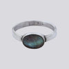 Cabochon Labradorite Ring - Size 6 - RING 158