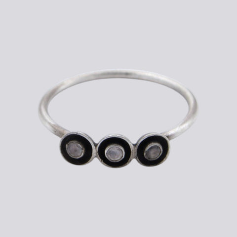 Clear Quartz Ring - Size 8 - RING 159