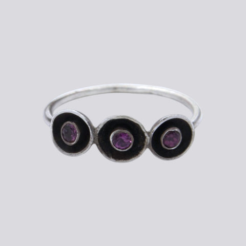 Rhodolite Garnet Ring - Size 6 - RING 160