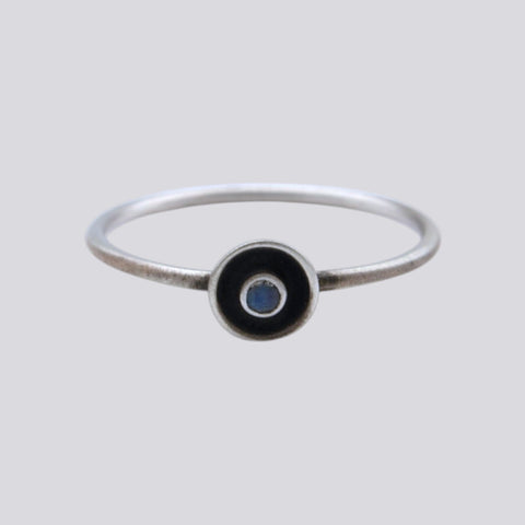 Faceted Labradorite Ring - Size 8 - RING 161