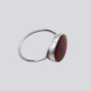 Banded Carnelian Ring - Size 8 - RING 177