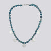 Knotted Fluorite Necklace with Discs