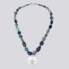 Knotted Mixed Stone Necklace