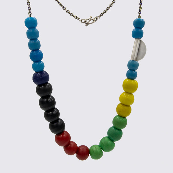 Antique African Bead Necklace - 88 – Jane Diaz NY