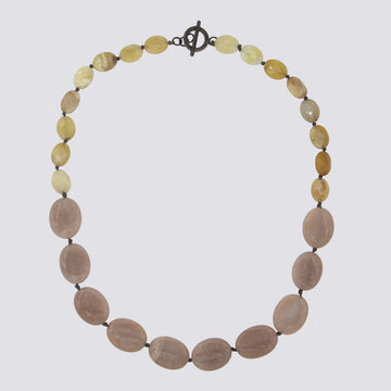 Knotted Mixed Stone Necklace - KNTMX-5
