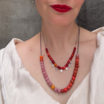 Antique African Bead Necklace - 121