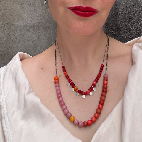 Antique African Bead Necklace - 121