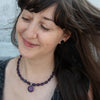 Knotted Amethyst Necklace