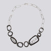 Abstract Chain And Cut-Out Graphic Necklace - NECKLACE 13