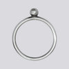 Sterling Silver Faceted Ball Ring - Size 7 - RING 180