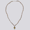 Smokey Quartz Necklace Eye Agate Pendant - NECKLACE 17