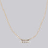Pearl Necklace With Star Set Diamond Pendant - NECKLACE 18