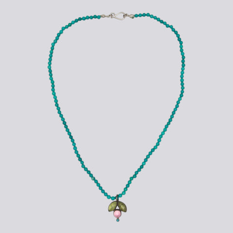 Turquoise Necklace with Pendant - NECKLACE 15